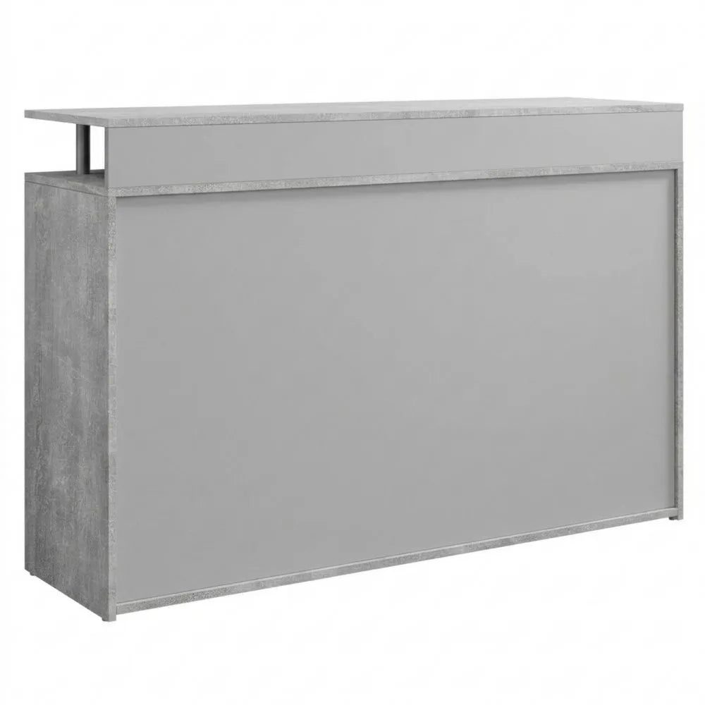 Moderne Sideboard in Betonoptik mit Ablage- und Stauraum